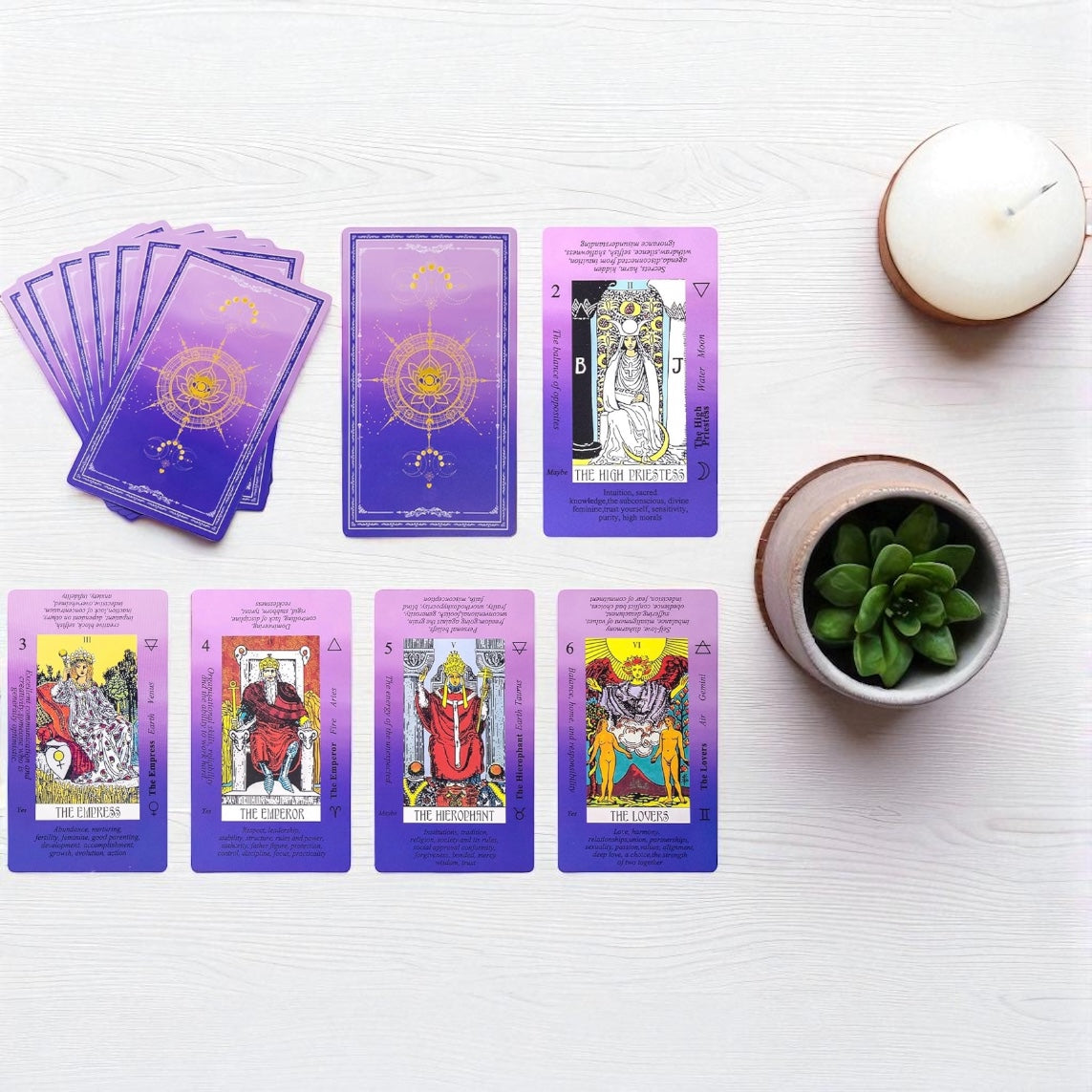 Beginners Tarot with Classic Lined Pouch Carry Bag