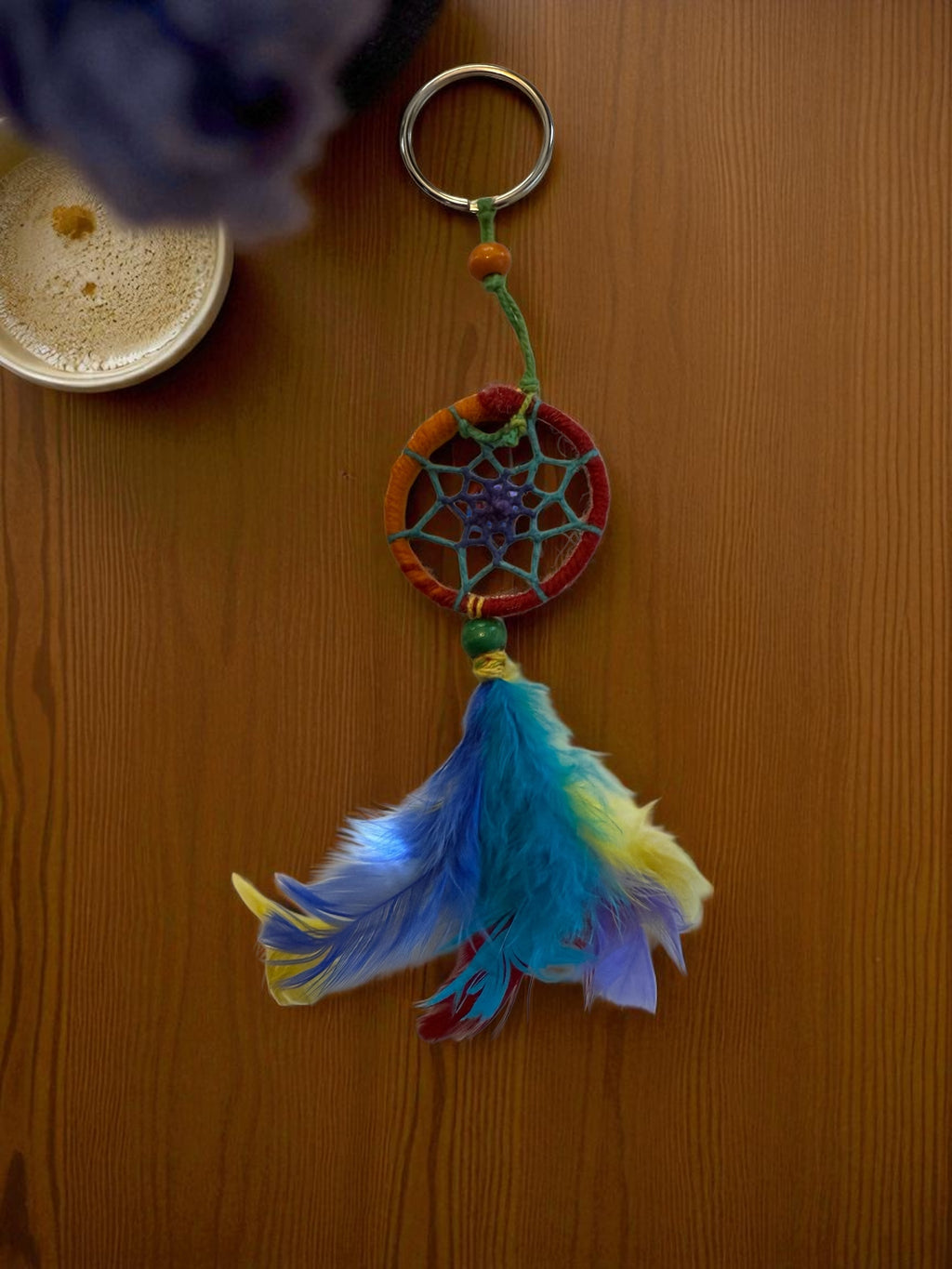 Dreamcatcher Rainbow Keychain 7-8''